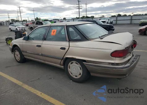 1992 Mercury Sable Gs from USA, damaged, VIN 1MELM50U5NG639165